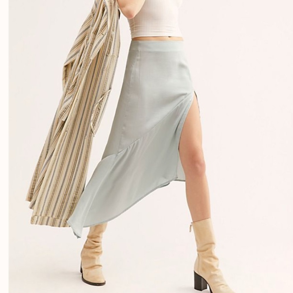 Free People Lola Slit Skirt